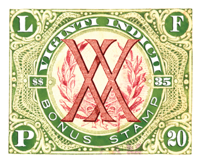 Double X stamp