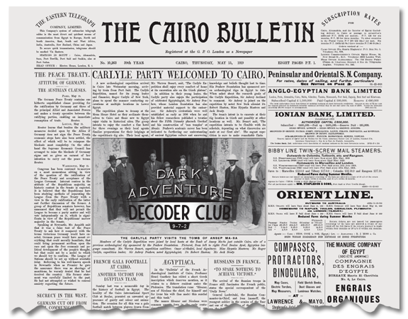 Carlyle Party Welcomed to Cairo