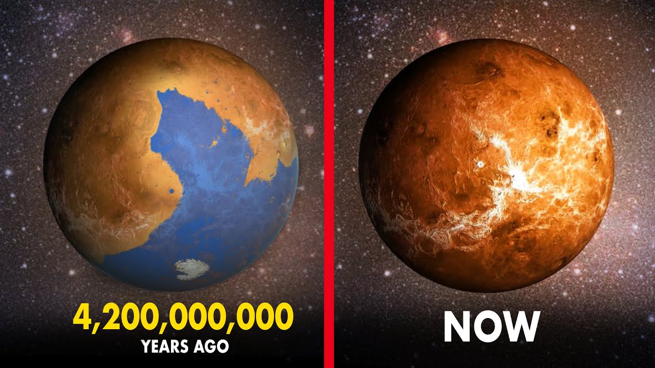 Venus then and now
