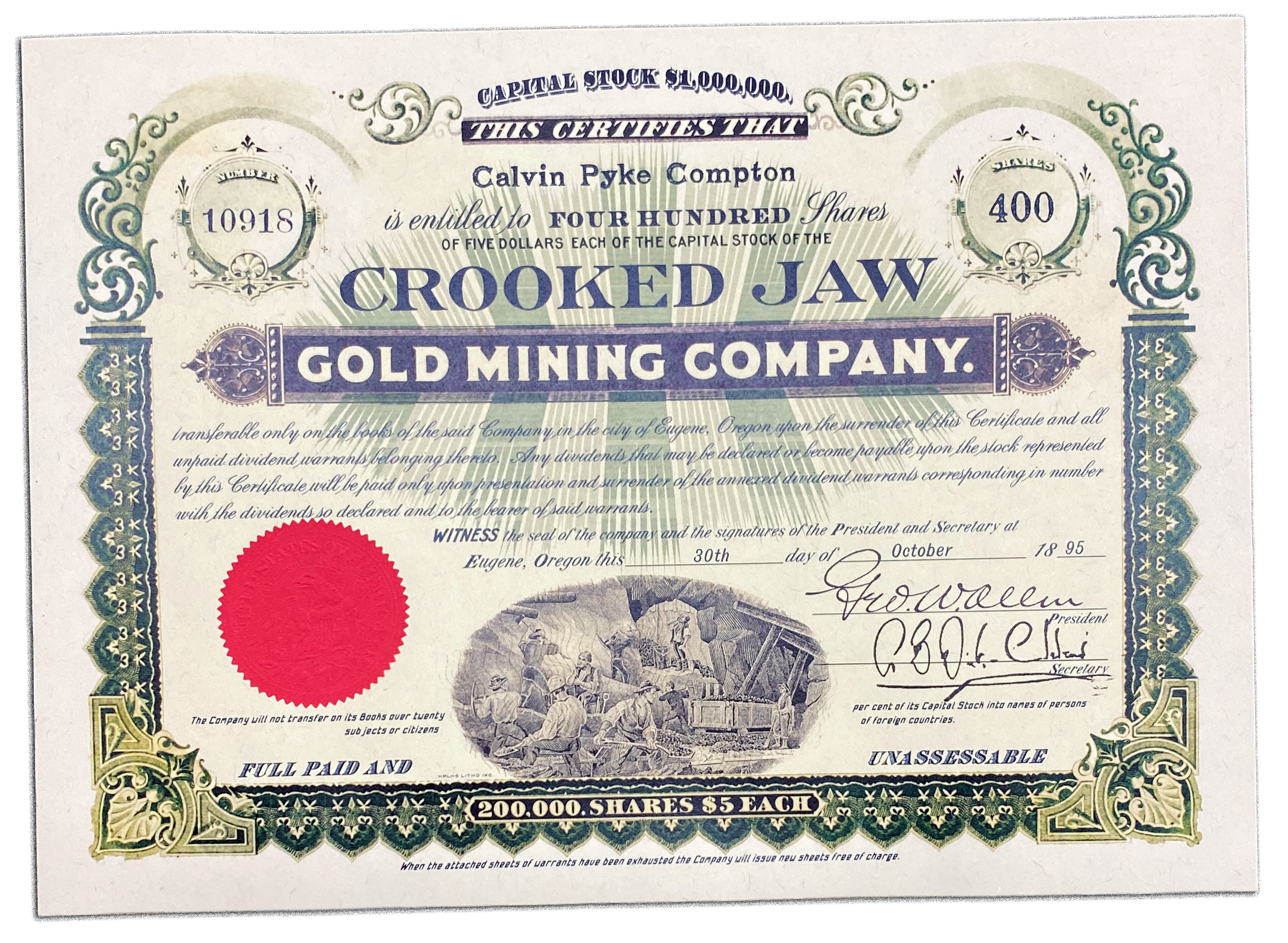 Stock Certificate