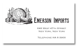 Emerson Imports card