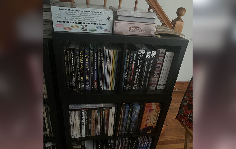 Matt's game shelf