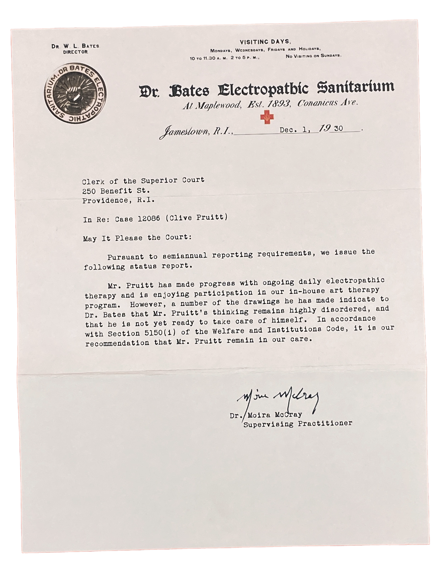 Pruitt Status Report